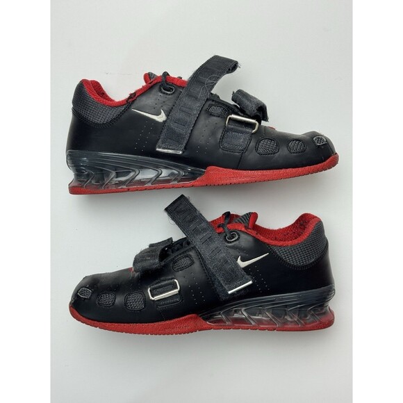 Size 9 - Nike Romaleos 2 Black Varsity Red - Picture 2 of 8